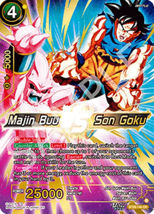 Dragon Ball Super BT28 Majin Buu VS Son Goku