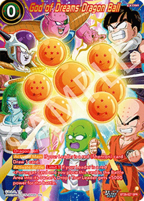 Dragon Ball Super BT28 God of Dreams Dragon Ball (V.2 - Special Rare)