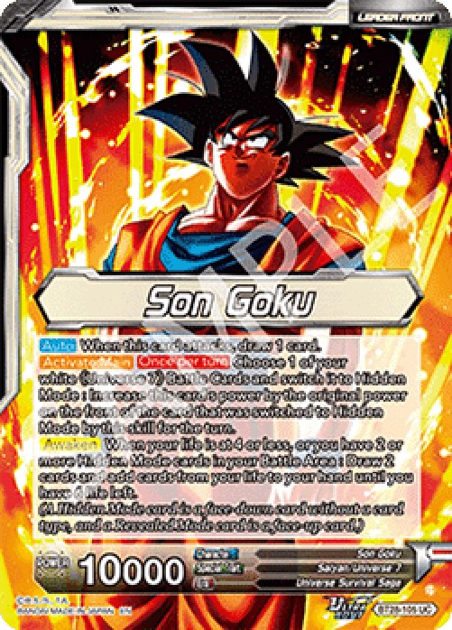 Dragon Ball Super BT28 Son Goku // SSG Son Goku, Crimson Power (V.2 - Alter