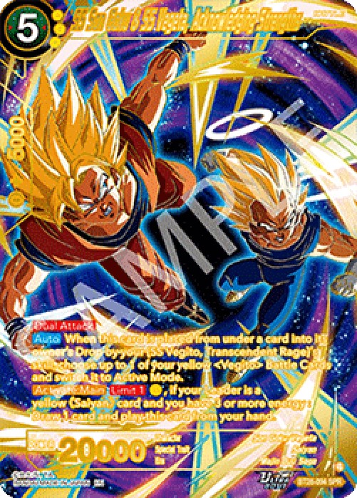 Dragon Ball Super BT28 SS Son Goku & SS Vegeta, Acknowledging Strengths (V.