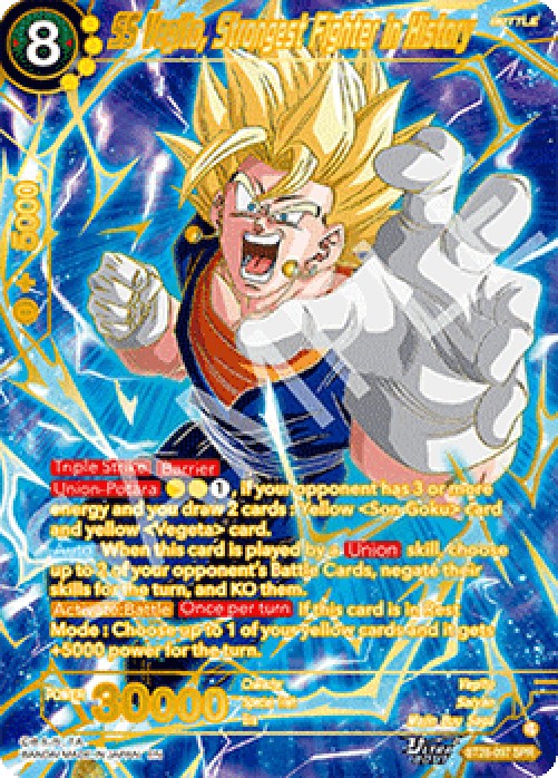 Dragon Ball Super BT28 SS Vegito, Strongest Fighter in History (V.2 - Speci
