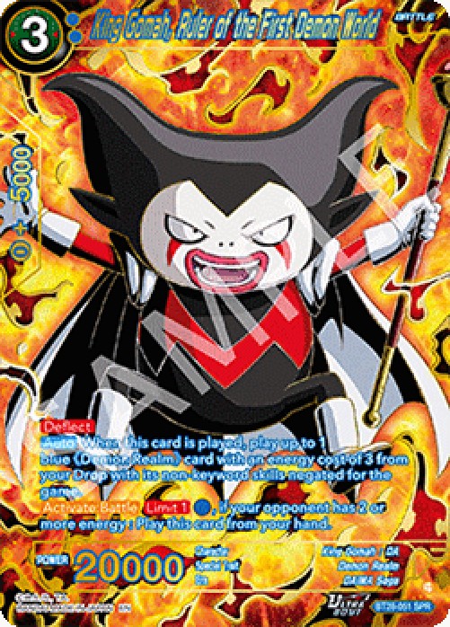 Dragon Ball Super BT28 King Gomah, Ruler of the First Demon World (V.2 - Sp