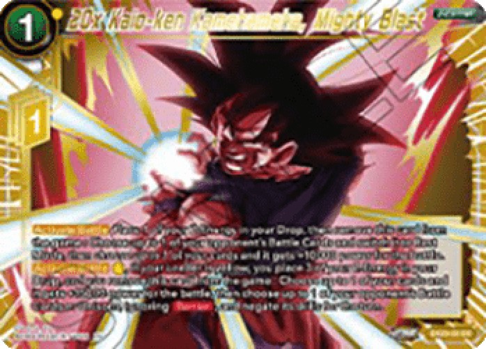 Dragon Ball Super BE23 x20 Kaio-ken Kamehameha, Mighty Blast