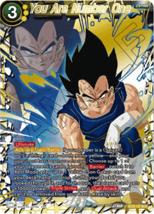 Dragon Ball Super BT20 You are Number One (V.1 - Secret Rare)