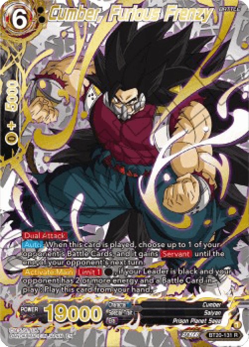 Dragon Ball Super BT20 Cumber, Furious Frenzy (V.3 - Rare)