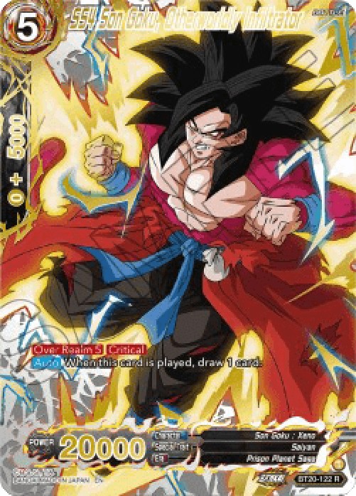Dragon Ball Super BT20 SS4 Son Goku, Otherworldly Infiltrator (V.3 - Rare)