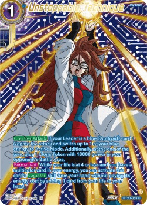 Dragon Ball Super BT20 Unstoppable Technique (V.3 - Common)