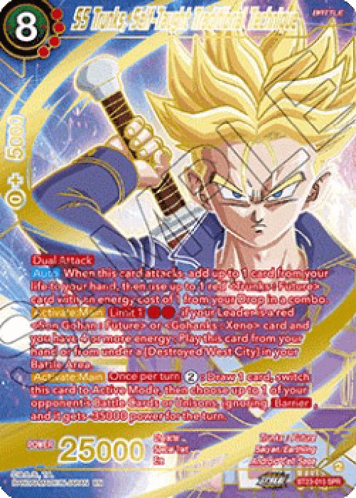 Dragon Ball Super BT23 SS Trunks, Self-Taught Traditional Technique (V.2 - 