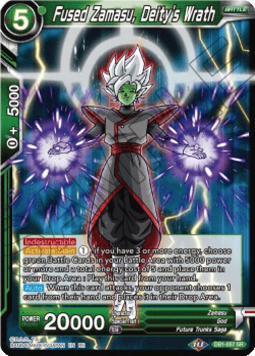 Dragon Ball Super MB01 Fused Zamasu, Deity's Wrath (V.1 - Super Rare)