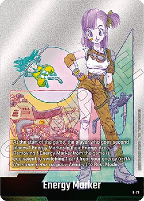 Dragon Ball Super SB02 Energy Marker (E-73) [Fusion World] (V.1 - Token )