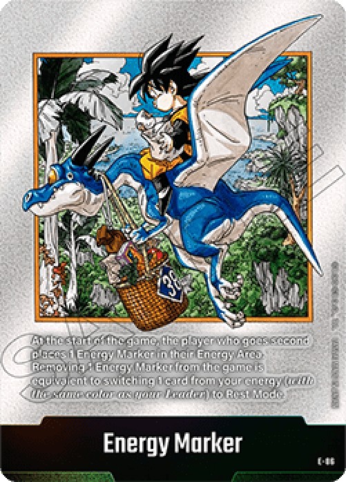 Dragon Ball Super SB02 Energy Marker (E-86) [Fusion World] (V.1 - Token )