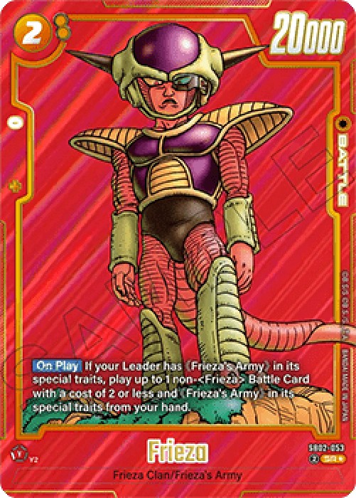 Dragon Ball Super SB02 Frieza (SB02-053) [Fusion World] (V.2 - Alternate Ar