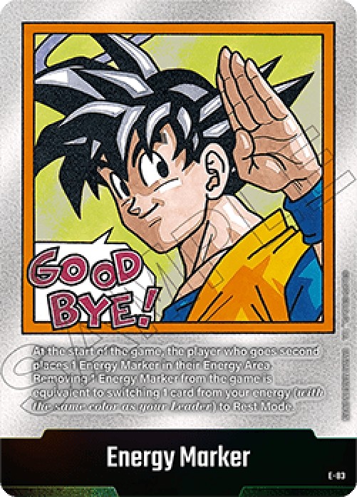 Dragon Ball Super SB02 Energy Marker (E-83) [Fusion World] (V.1 - Token )