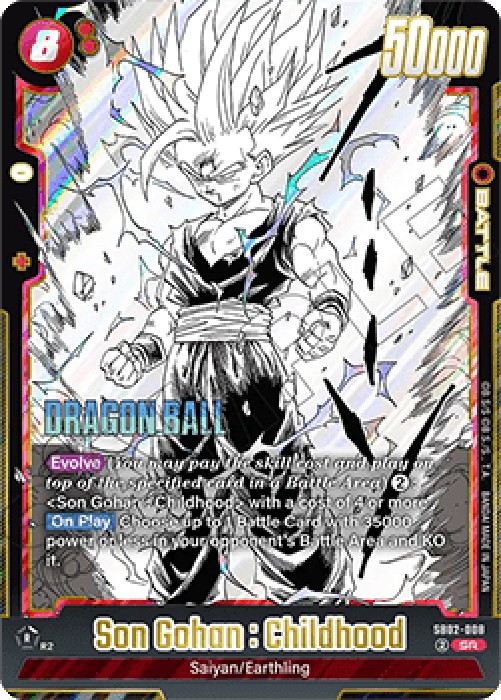 Dragon Ball Super SB02 Son Gohan : Childhood (SB02-008) [Fusion World]