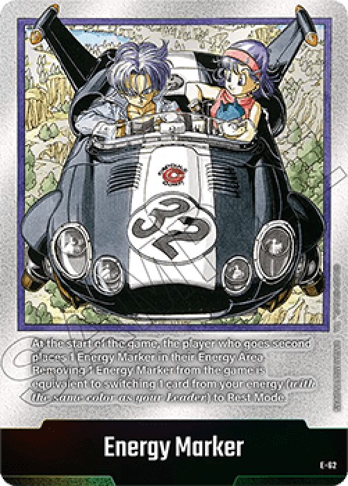 Dragon Ball Super SB01 Energy Marker (Trunks & Bulma - E62) [Fusion World] 