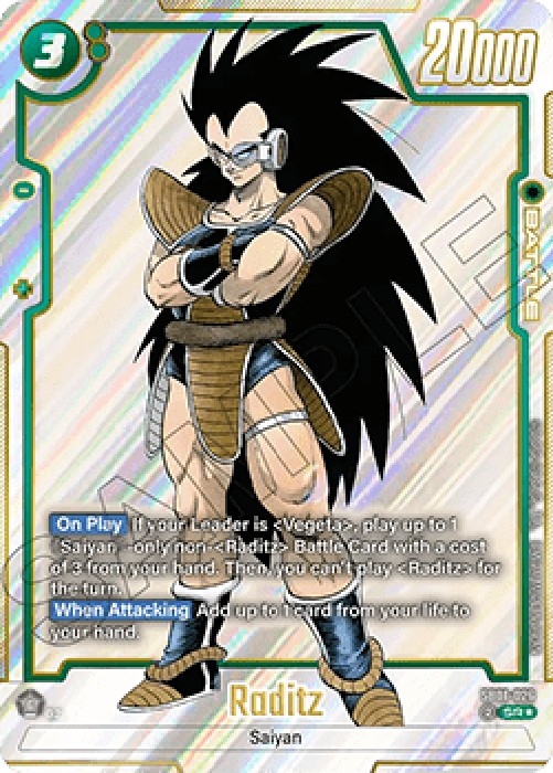 Dragon Ball Super SB01 Raditz (SB01-026) [Fusion World] (V.2 - Alternate Ar