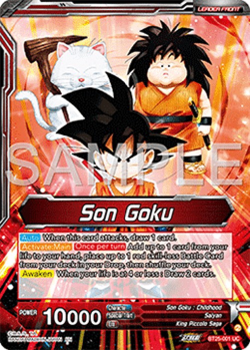 Dragon Ball Super BT25 Son Goku // Son Goku, Face-Off With the Great Demon