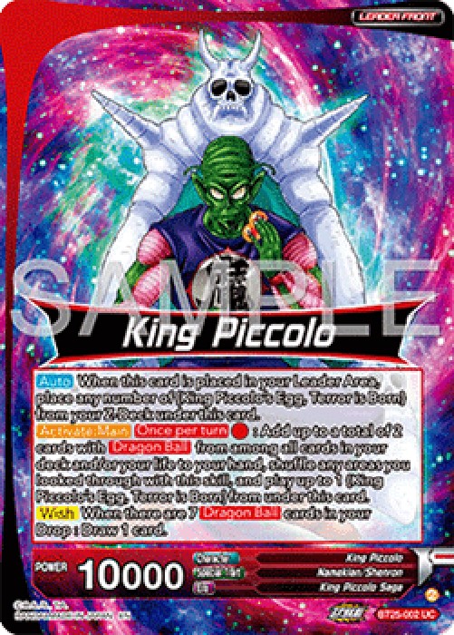 Dragon Ball Super BT25 King Piccolo // King Piccolo, Final Stage of Conques