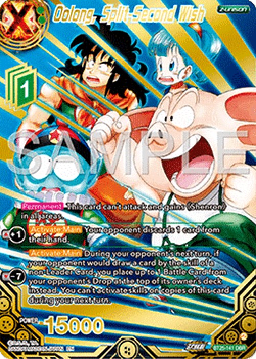 Dragon Ball Super BT25 Oolong, Split-Second Wish