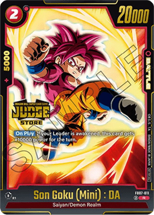 Dragon Ball Super JPFW Son Goku (Mini) : DA (FB07-011) [Fusion World] (V.2 