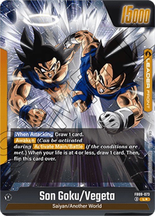 Dragon Ball Super FB09 Son Goku/Vegeta // Gogeta (FB09-073) [Fusion World] 