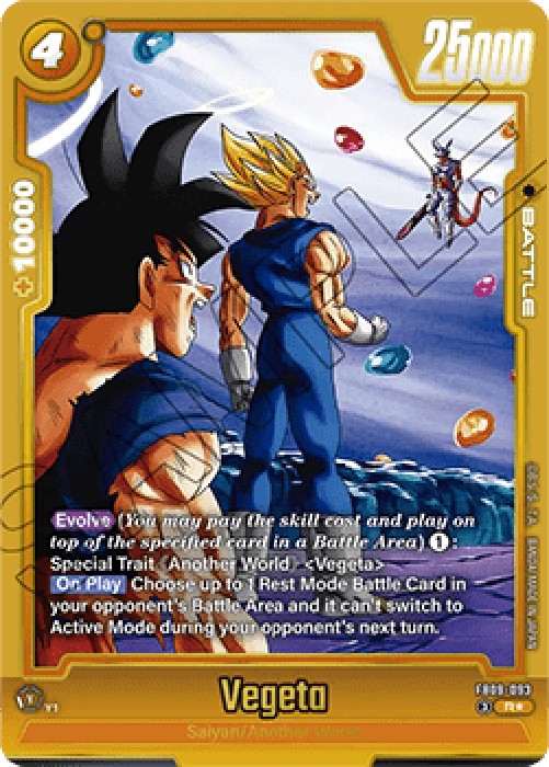 Dragon Ball Super FB09 Vegeta (FB09-093) [Fusion World] (V.2 - Alternate Ar