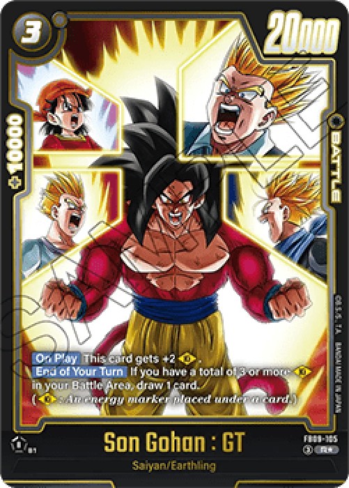Dragon Ball Super FB09 Son Gohan : GT (FB09-105) [Fusion World] (V.2 - Alte
