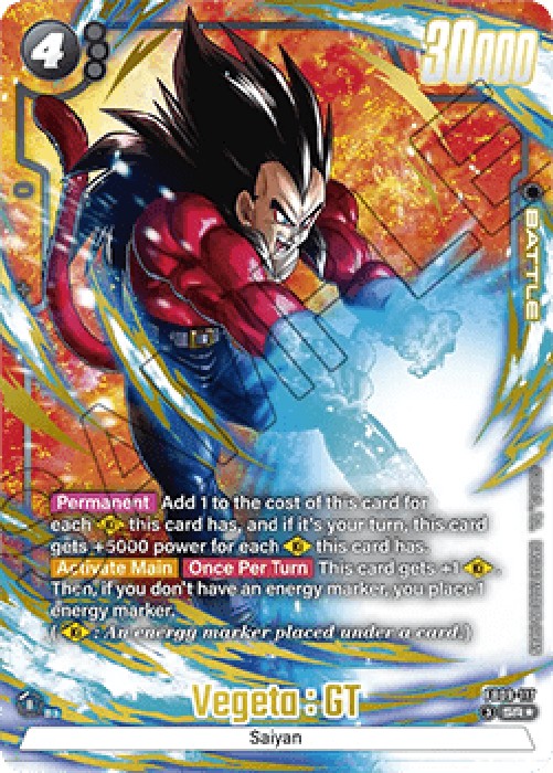 Dragon Ball Super FB09 Vegeta : GT (FB09-117) [Fusion World] (V.2 - Alterna