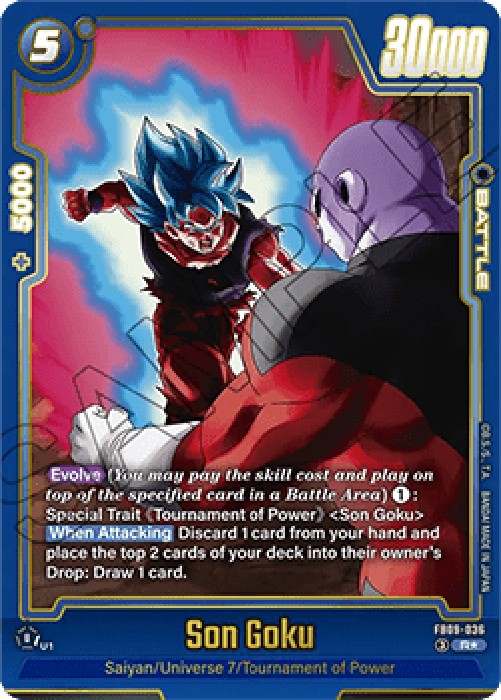 Dragon Ball Super FB09 Son Goku (FB09-036) [Fusion World] (V.2 - Alternate 