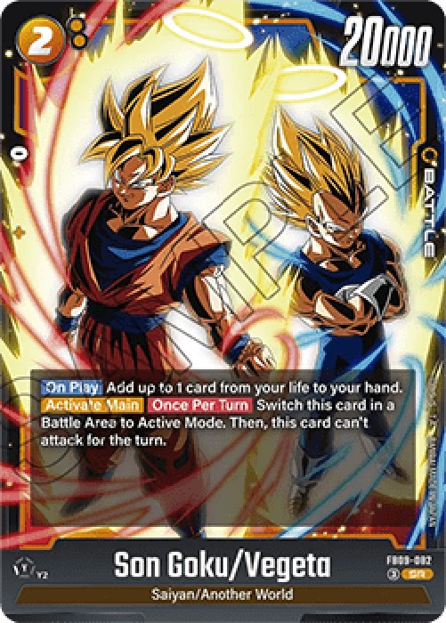 Dragon Ball Super FB09 Son Goku/Vegeta (FB09-082) [Fusion World] (V.1 - Sup