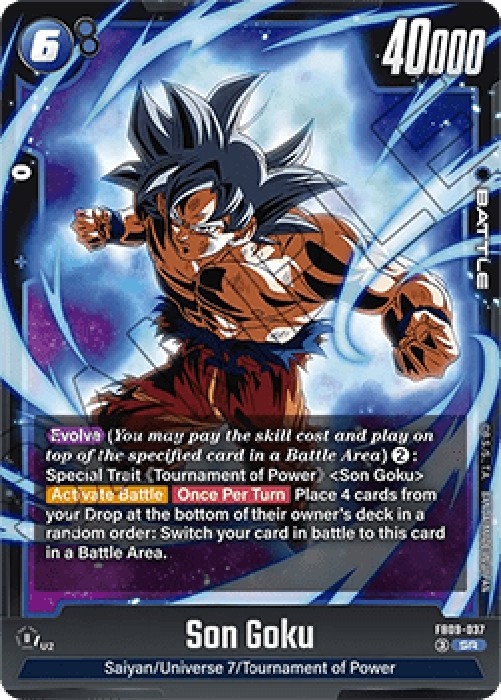 Dragon Ball Super FB09 Son Goku (FB09-037) [Fusion World] (V.1 - Super Rare