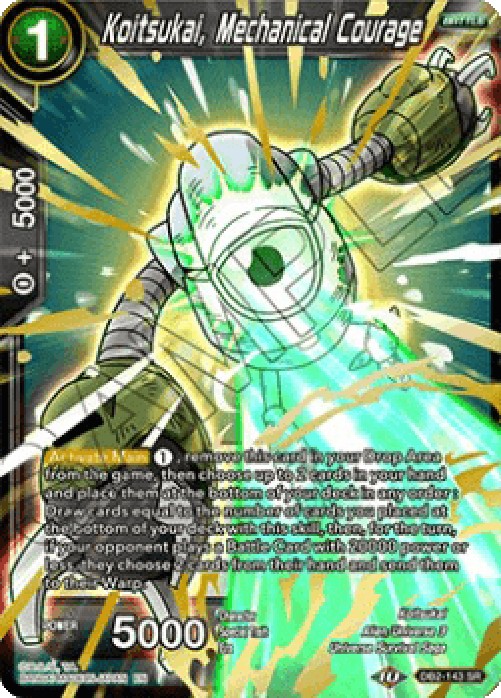 Dragon Ball Super DB2 Koitsukai, Mechanical Courage