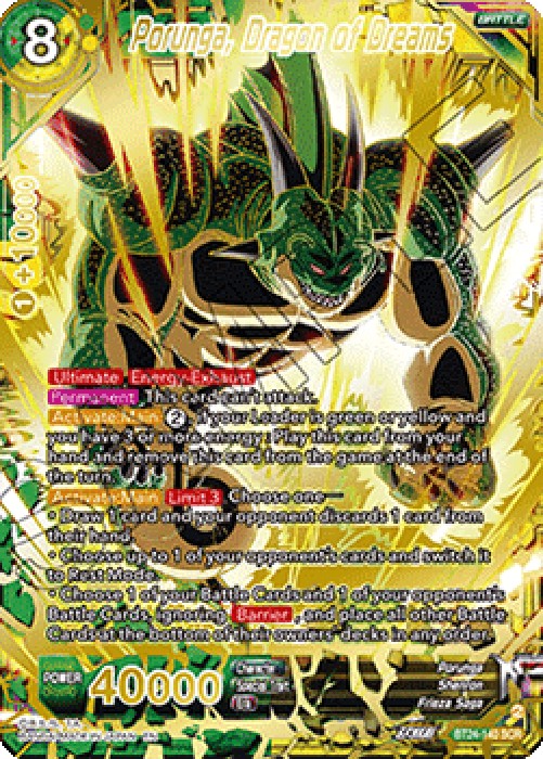 Dragon Ball Super BT24 Porunga, Dragon of Dreams (V.1 - Secret Rare)