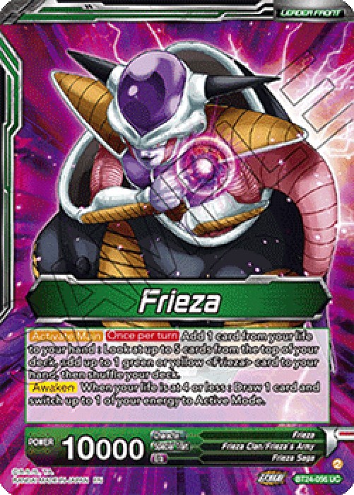 Dragon Ball Super BT24 Frieza // Frieza, Scourge of Saiyans (V.2 - Alternat