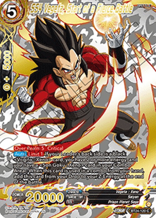 Dragon Ball Super BT24 SS4 Vegeta, Start of a Fierce Battle (V.3 - Common)