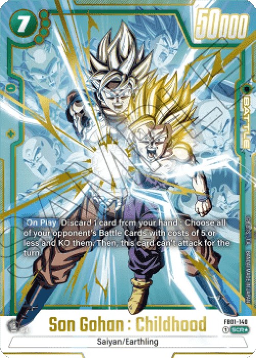 Dragon Ball Super FB01 Son Gohan : Childhood (FB01-140) [Fusion World] (V.2