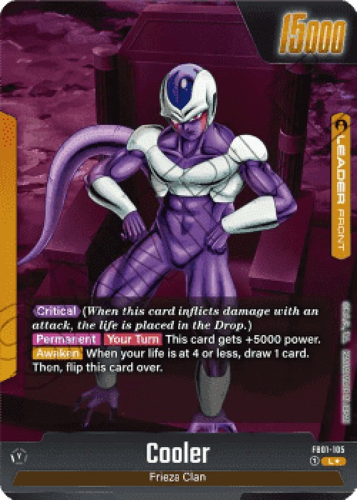 Dragon Ball Super FB01 Cooler // Cooler (FB01-105) [Fusion World] (V.2 - Al