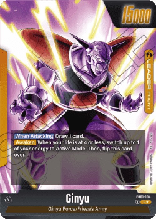 Dragon Ball Super FB01 Ginyu // Ginyu (FB01-104) [Fusion World] (V.2 - Alte