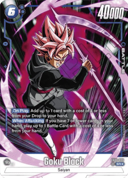 Dragon Ball Super FB01 Goku Black (FB01-039) [Fusion World] (V.2 - Alternat