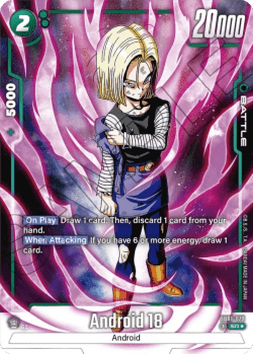 Dragon Ball Super FB01 Android 18 (FB01-079) [Fusion World] (V.2 - Alternat