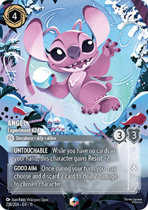 Lorcana 11WSP Angel - Experiment 624 (V.2)