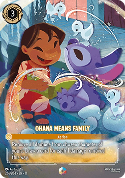 Lorcana 11WSP Ohana Means Family (V.2)