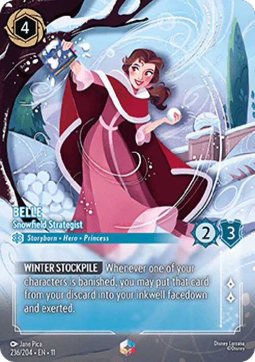 Lorcana 11WSP Belle - Snowfield Strategist (V.2)