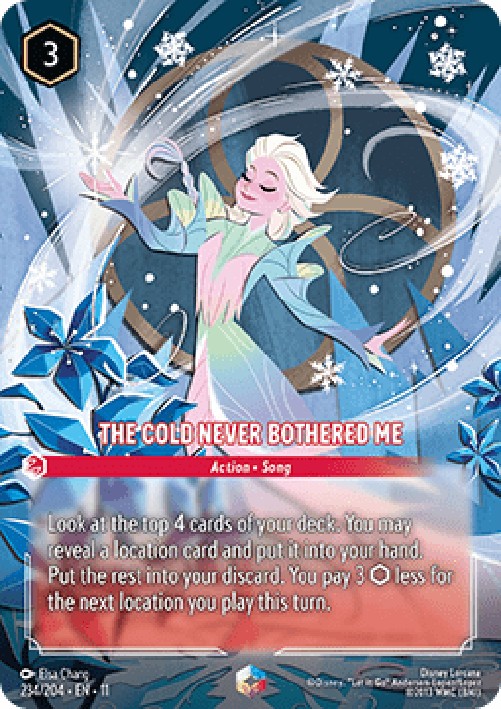 Lorcana 11WSP The Cold Never Bothered Me (V.2)