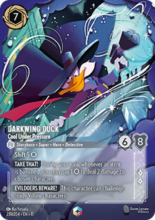 Lorcana 11WSP Darkwing Duck - Cool Under Pressure (V.2)