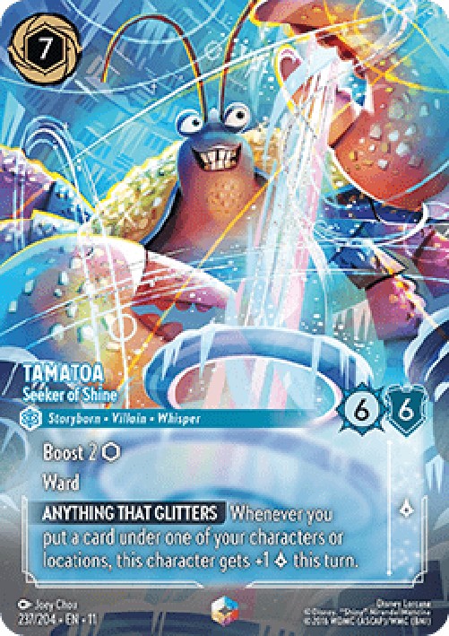 Lorcana 11WSP Tamatoa - Seeker of Shine (V.2)
