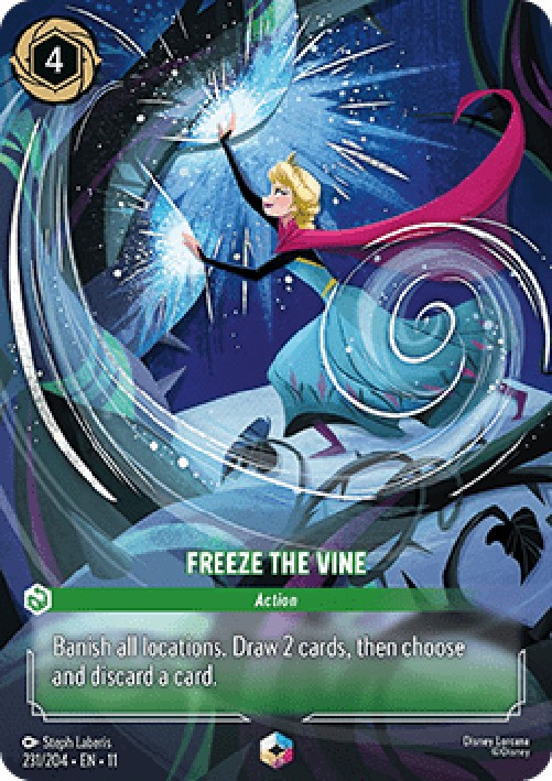 Lorcana 11WSP Freeze the Vine (V.2)
