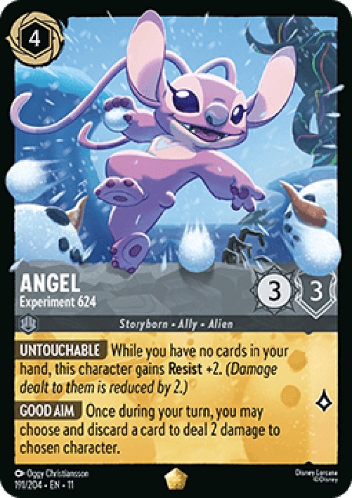 Lorcana 11WSP Angel - Experiment 624 (V.1)