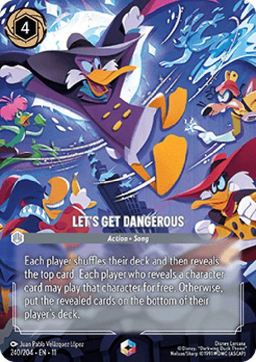 Lorcana 11WSP Let's Get Dangerous (V.2)
