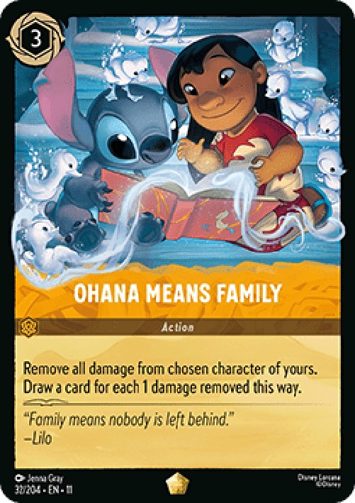 Lorcana 11WSP Ohana Means Family (V.1)
